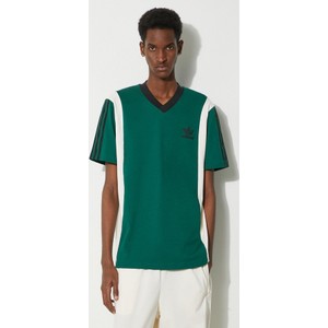 Zielony t-shirt Adidas Originals w sportowym stylu