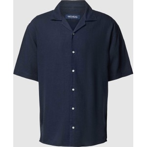 Niebieska koszula McNeal z krótkim rękawem w stylu casual