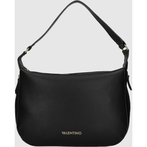 Czarna torebka Valentino by Mario Valentino na ramię matowa w stylu glamour
