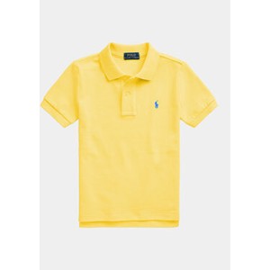 Żółta koszulka dziecięca POLO RALPH LAUREN dla chłopców z krótkim rękawem