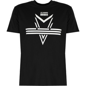 Czarny t-shirt ubierzsie.com z krótkim rękawem