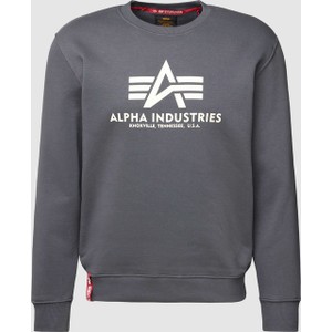 Bluza Alpha Industries z nadrukiem z bawełny