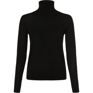 Czarny sweter brookshire z wełny w stylu casual