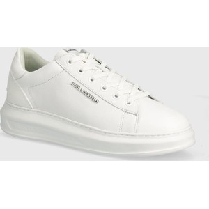 Karl Lagerfeld sneakersy skórzane KAPRI MENS kolor biały KL52577