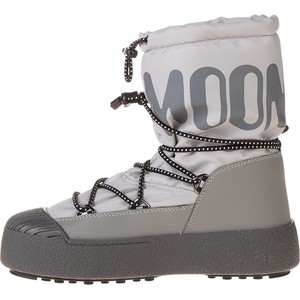 Buty zimowe Moon Boot w sportowym stylu sznurowane
