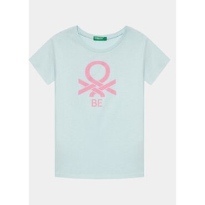 Bluzka dziecięca United Colors Of Benetton z krótkim rękawem dla dziewczynek