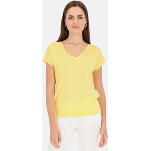 Żółta bluzka POTIS & VERSO w stylu casual