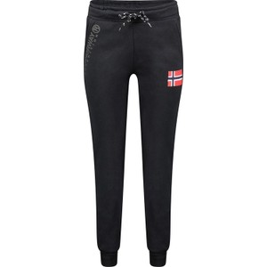 Czarne spodnie sportowe Geographical Norway z bawełny w sportowym stylu