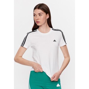 T-shirt Adidas z krótkim rękawem w sportowym stylu