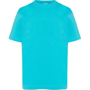 Niebieska koszulka dziecięca JK Collection z bawełny dla chłopców
