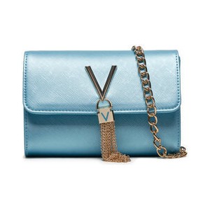 Niebieska torebka Valentino na ramię matowa mała