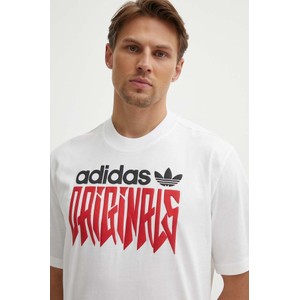 T-shirt Adidas Originals z bawełny w młodzieżowym stylu