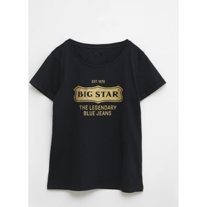 Bluzka Big Star w stylu klasycznym z bawełny z okrągłym dekoltem