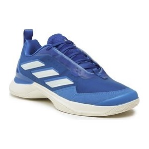 Niebieskie buty sportowe Adidas w sportowym stylu z płaską podeszwą sznurowane