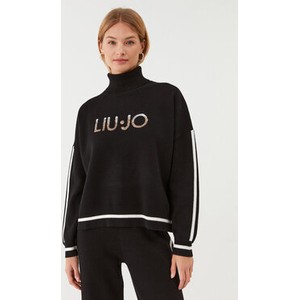 Czarny sweter Liu-Jo w stylu casual
