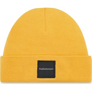Żółta czapka Peak performance
