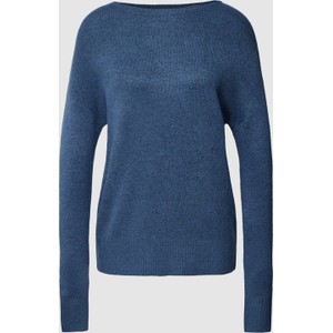 Niebieski sweter Montego w stylu casual
