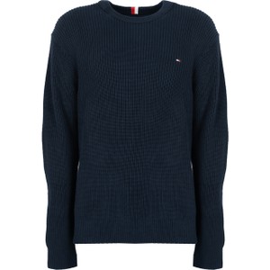 Granatowy sweter ubierzsie.com w stylu casual