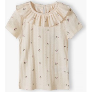 Bluzka dziecięca Max & Mia By 5.10.15. z krótkim rękawem z tkaniny dla dziewczynek