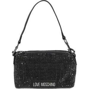 Czarna torebka Love Moschino w stylu glamour