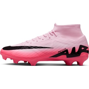 Różowe buty sportowe Nike mercurial