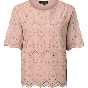 Różowa bluzka Franco Callegari z bawełny