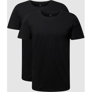 Czarny t-shirt Christian Berg Men z krótkim rękawem