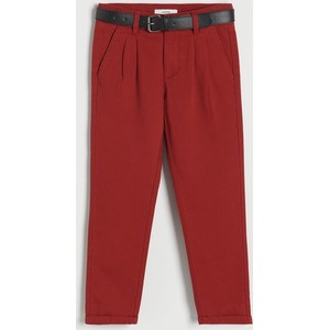 Czerwone spodnie dziecięce Reserved dla chłopców