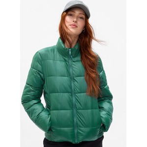 Zielona kurtka Gap krótka w stylu casual