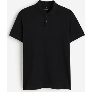 Czarny t-shirt H & M w stylu klasycznym