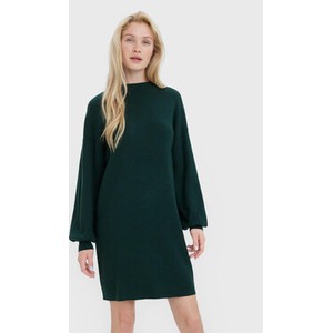 Zielona sukienka Vero Moda prosta w stylu casual mini