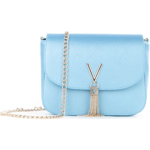 Niebieska torebka Valentino by Mario Valentino matowa mała