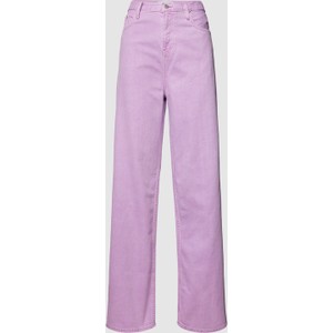 Różowe jeansy Calvin Klein z bawełny