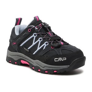 Czarne buty trekkingowe dziecięce CMP sznurowane