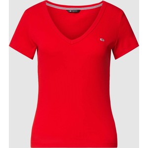 Czerwony t-shirt Tommy Jeans