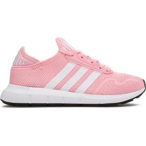 Różowe buty sportowe dziecięce Adidas dla dziewczynek sznurowane