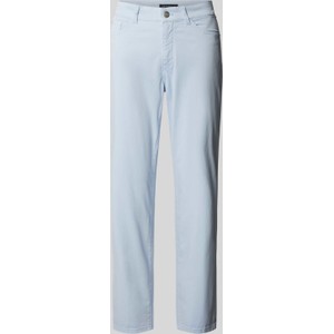 Niebieskie spodnie Marc Cain w stylu casual z bawełny