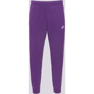 Fioletowe spodnie Nike w street stylu