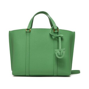 Zielona torebka Pinko matowa na ramię w wakacyjnym stylu