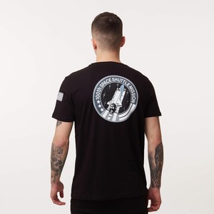 T-shirt Alpha Industries w młodzieżowym stylu z nadrukiem