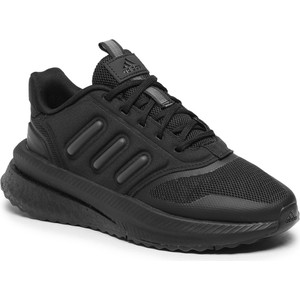 Czarne buty sportowe Adidas Sportswear w sportowym stylu z płaską podeszwą sznurowane