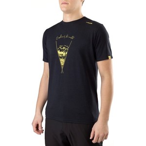 T-shirt Viking w sportowym stylu z nadrukiem z krótkim rękawem