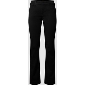 Czarne jeansy MAC w street stylu z bawełny