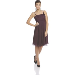 Fioletowa sukienka Fokus z tkaniny