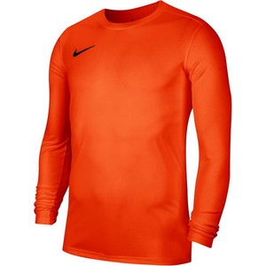 Czerwona koszulka z długim rękawem Nike z długim rękawem w sportowym stylu