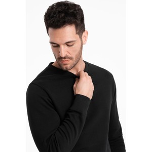 Czarna bluza Ombre z bawełny w stylu casual