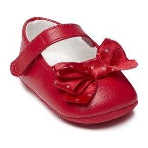 Czerwone buciki niemowlęce Mayoral