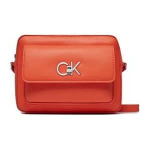 Pomarańczowa torebka Calvin Klein na ramię