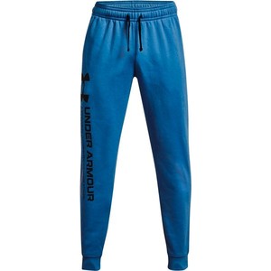 Niebieskie spodnie sportowe Under Armour z dresówki w sportowym stylu
