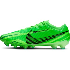 Zielone buty sportowe Nike w sportowym stylu sznurowane mercurial